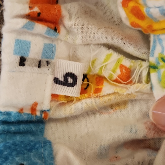 Kid's Handmade Fleece Pajama Pants Size 6 - Picture 3 of 4